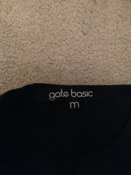 Čierna blúzka bez rukávov, gate,m