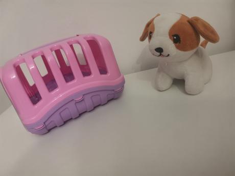 Hračka psík v klietke, 