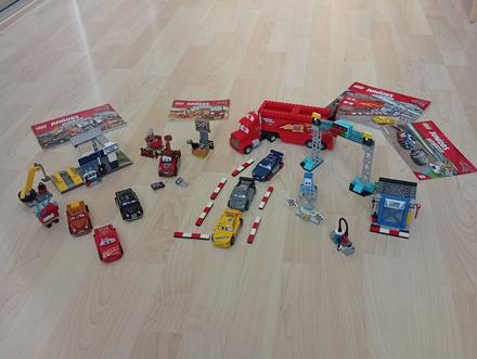 3x lego mcqueen 10745, 10743 a 10733, 