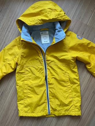 Futrovana bundička, h&m,128