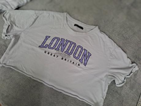 Tričko cropp, house,l