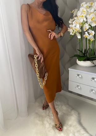 Zara - hnedé šaty, zara,s