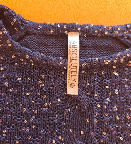 Pulóver s flitrami, m