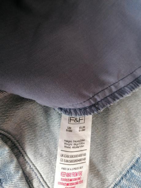 Kompletik sukňa a body, f&f,74