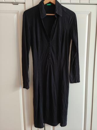 Čierne šaty benetton, benetton,m