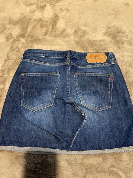 Riflová sukňa, replay,xs