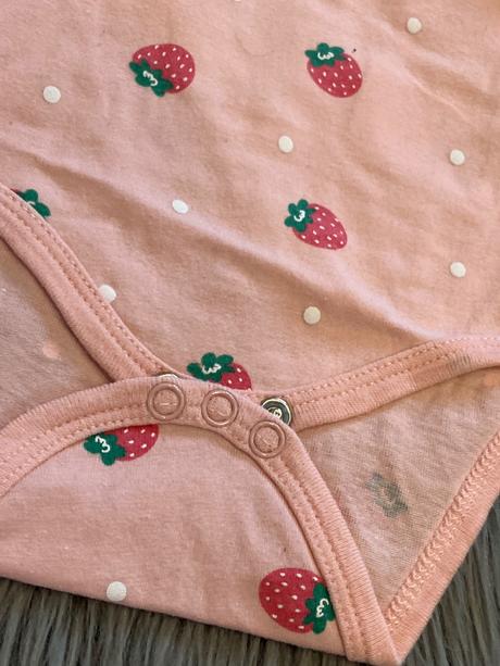 Dievčenské body s jahodami so cute (80), 80