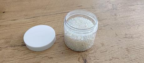 Ozdobné kamienky 5 mm - číre ab, 