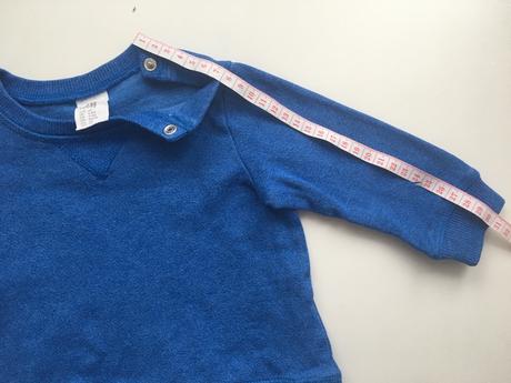 Modrý pulóver, h&m,68