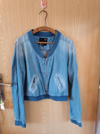 Rifľová bunda, tally weijl,xl