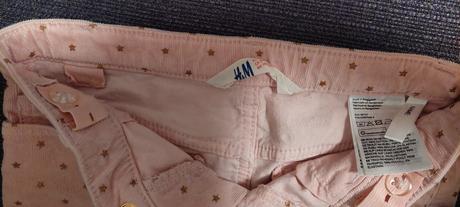 Menčestrová sukňa v.116, h&m,116