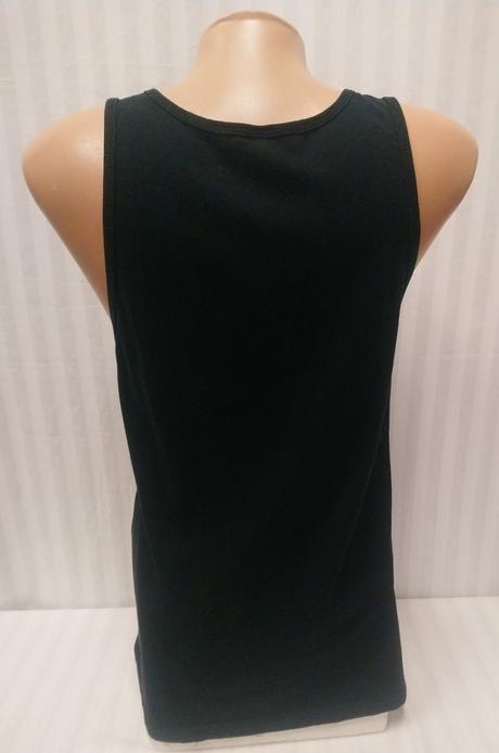 Dámsky čierny top s motívom, canvas, s/m, s