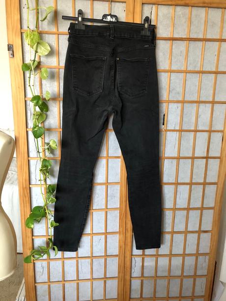 Čierne denim rifle/ čierne džínsy denim, h&m,s