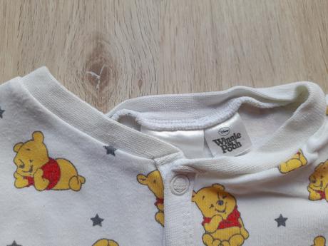 Darujem pyžamo s mackom poo, h&m,62