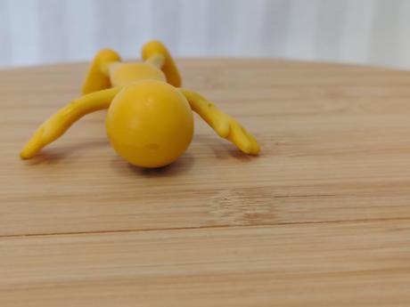 Retro ohybný panáčik smajlík, bendy toy, vintage,