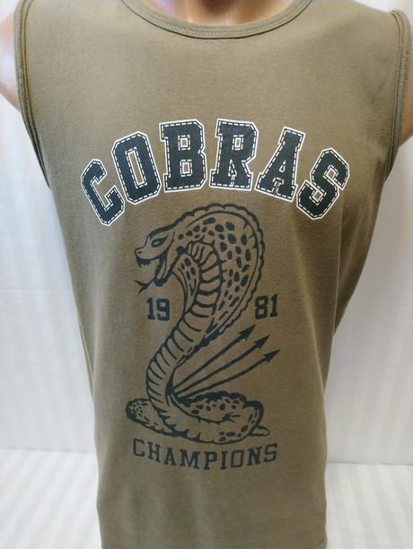 Pánske olivové tričko cobras, cedarwood state, s