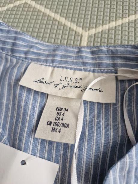 Blúzka so širokými rukávmi  h&m, h&m,xs