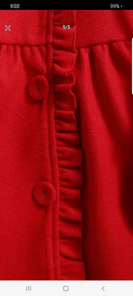 Kabát filcovy s čiapkou a kabelkou poštovné zdarma, 104 / 110 / 116 / 122