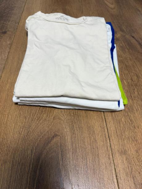 Tricka s dlhym rukavom 4ks, h&m,158