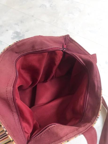 Textiná podšitá taška, 