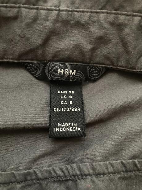 Sivá košeľa h&m, h&m,38