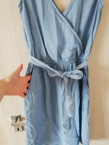 Riflové šaty, h&m,36