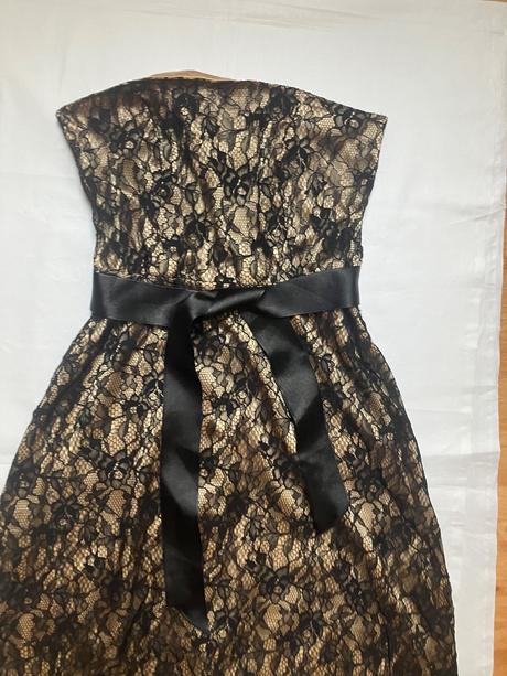 Dámske čipkované midi šaty so stuhou, orsay,l