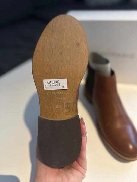 Cosmoparis nové kožené topánky 38, 38