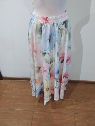 Kvetovana sukňa m/l, l / m