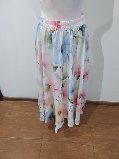 Kvetovana sukňa m/l, l / m