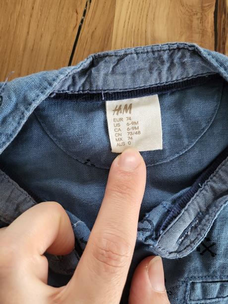 Košeľa h&m, h&m,74