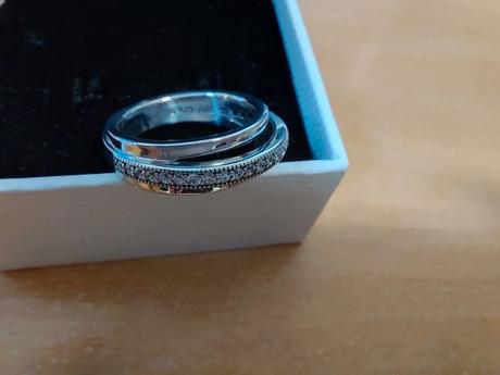 Nový,pandora, strieborný prsteň,925, velkosť 50, pandora