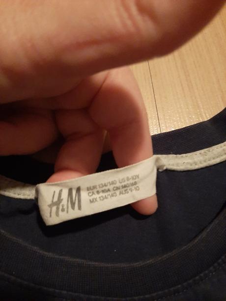Tričko s meniacim obrázkom, h&m,140