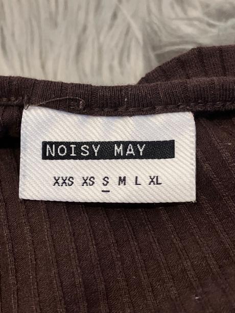 Dámske rebrované tričko noisy may (s), s
