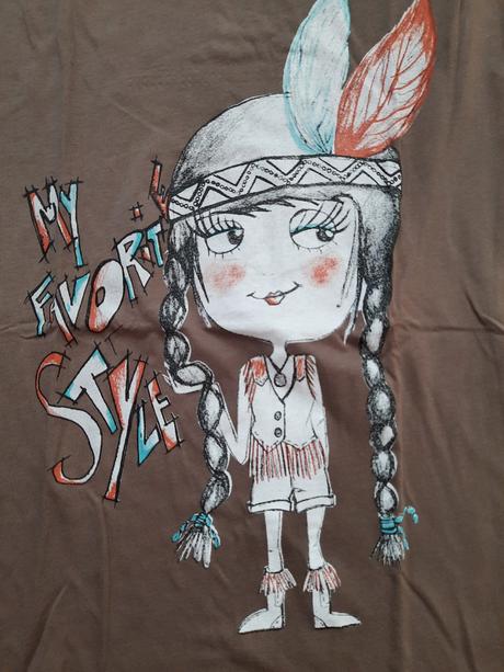 Tričko s indiánkou, m