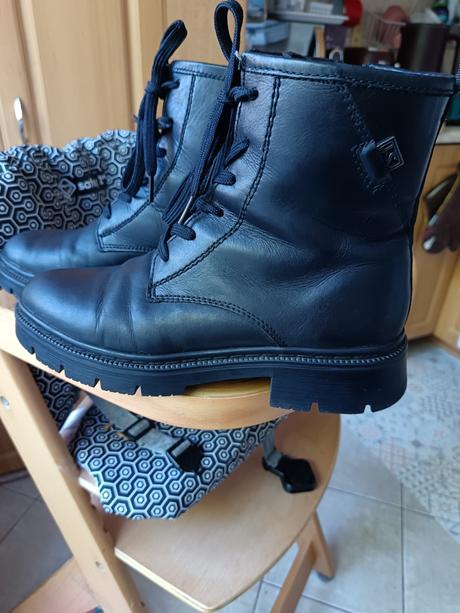 Topánky kožené, prechodné, č 40, lasocki,40