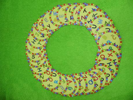 Handmade hra abeceda - písmenká,