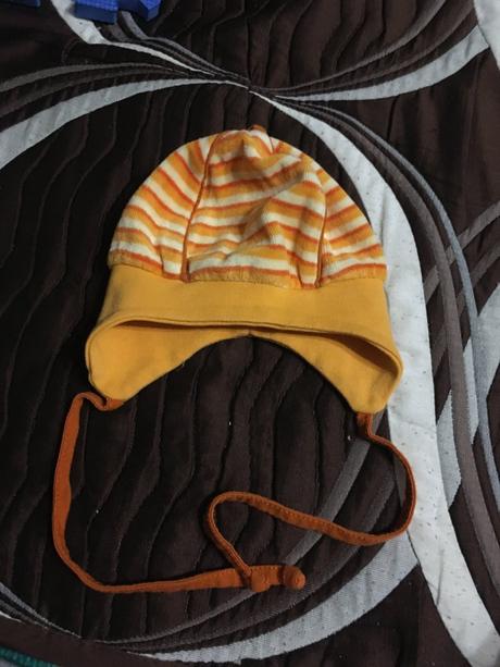 Pásikavá oranžová čiapočka na úšká prechodná, 68