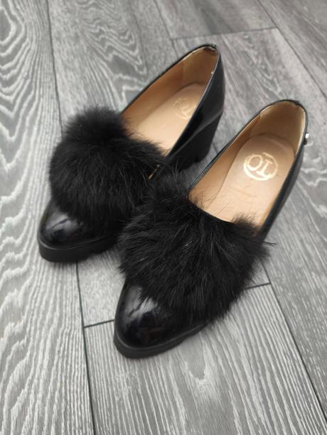 Kozene mokasiny olivia shoes s pravou kozusinkou, 38