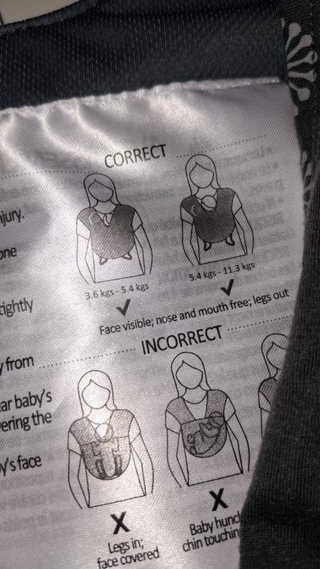 Šatka/nosic, infantino