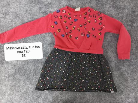 Mikinove saty, tuc tuc, 128, tuc tuc,128