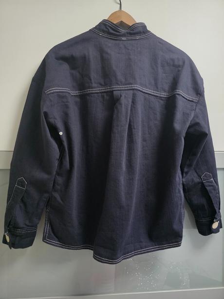 Oversize bundicka na chladnejšie letné dni, mango