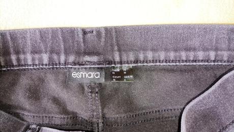 Dámske elastické džínsy - džegínsy, veľkosť 34/xs, esmara,34