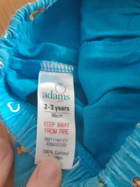 Chlap.kraťasy adams 2-3r., adams,98