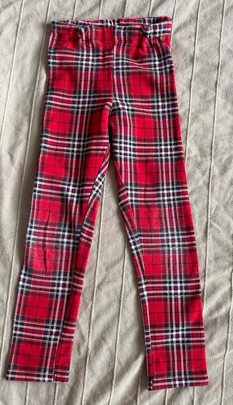 Legíny s česaným vnútrom, h&m,116