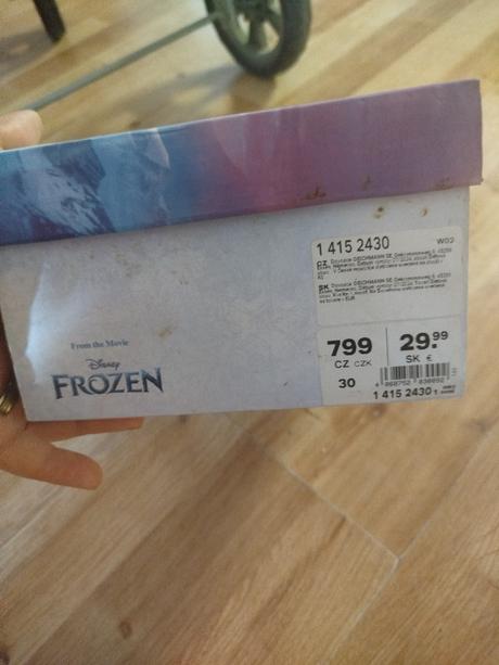 Frozen blikajúce, deichmann,30