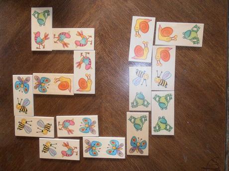 Hra duomino pepito-drevené domino - od 3 rokov, 