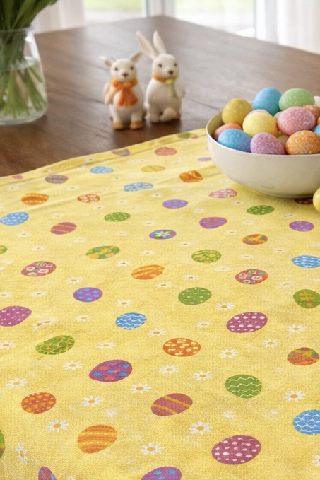 Žltý veľkonočný obrus 60/60 cm, 