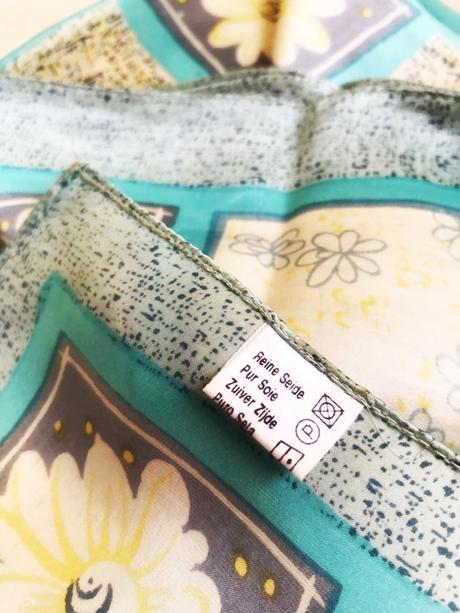 Hodvábna šatka na krk, l