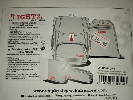 Školská taška zn.step by step 1 - 3 ročník, 